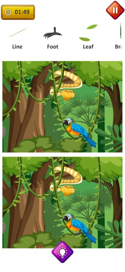 Spot Difference Brain Puzzle游戏截图