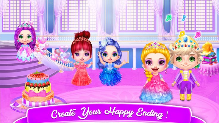 灰姑娘手机游戏 - 經典童話故事 童話故事游戏截图