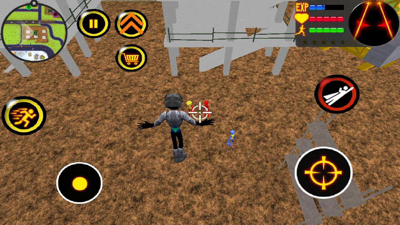 火柴人城市英雄游戏截图