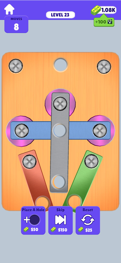 Screw Pins: Nuts and Bolts游戏截图