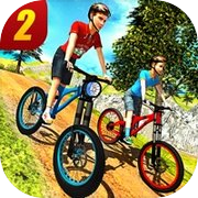 Uphill Bicycle Rider Kids - Offroad Mountain Climb