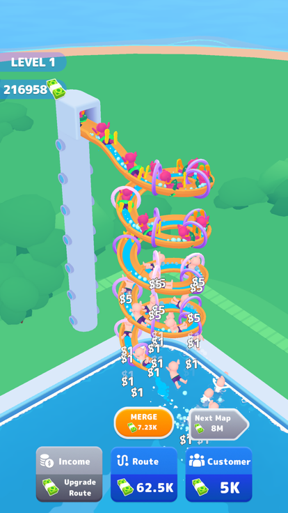 Idle Aquapark 3D游戏截图