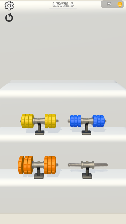 Barbell Sort游戏截图