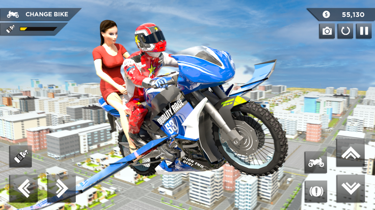 Flying Bike – Fly Motorbike 3D游戏截图