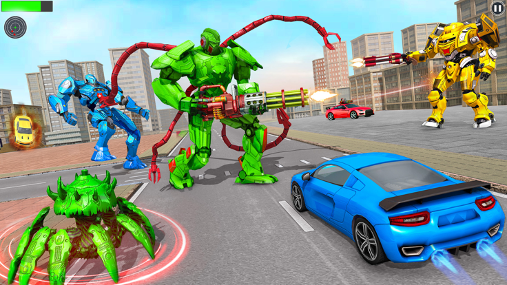 章鱼机器人汽车游戏 3D-战争游戏截图