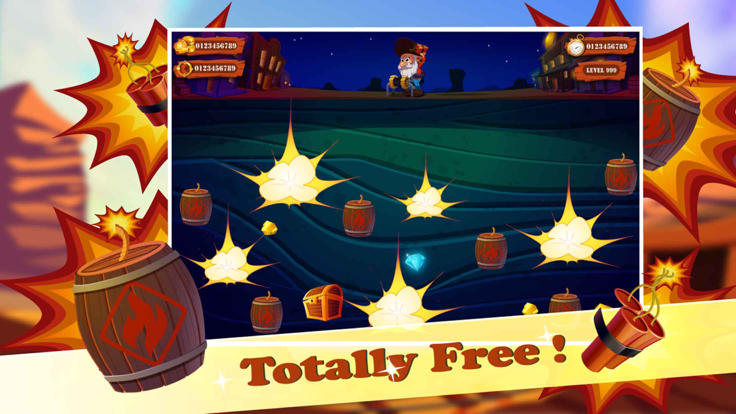 黄金矿工 经典 - Crazy Gold Miner HD Edition Classic游戏截图