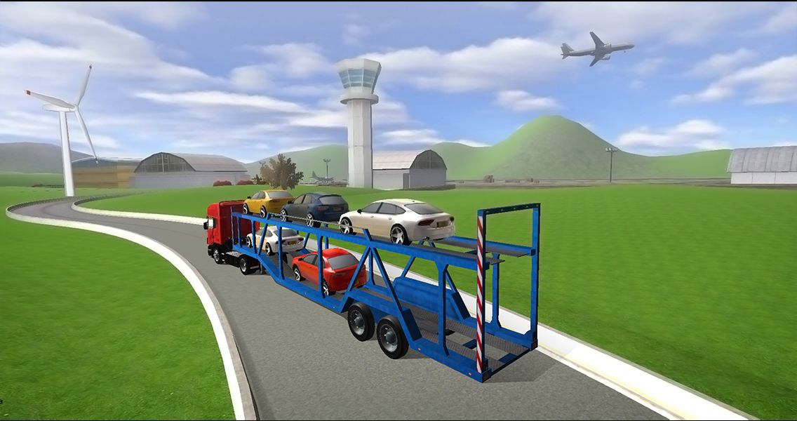 Screenshot of City Airport Cargo Plane 3D