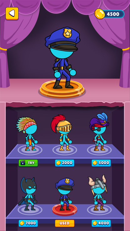 Stickman Hero Merge Tower War游戏截图