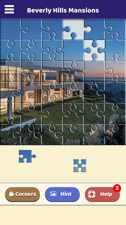 Beverly Hills Mansions Puzzle游戏截图