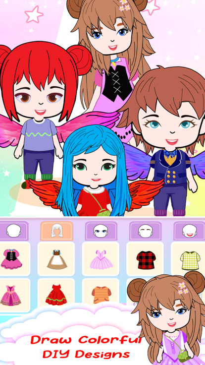 甜美公主娃娃装扮游戏截图