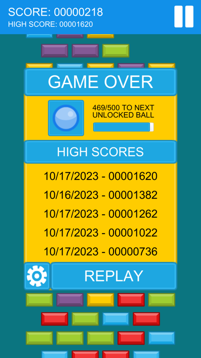 Bricks Breaker Deluxe游戏截图