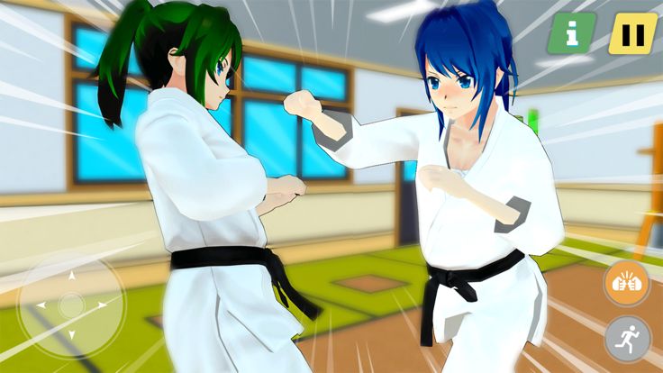 虚拟动漫高中女生游戏截图