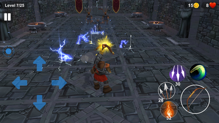 Archer Thunder: Battle 3d game游戏截图