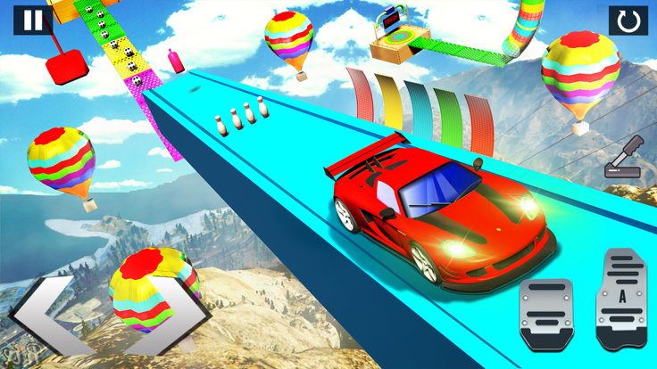 特技汽车 2023: 模拟驾驶赛车 汽车游戏游戏截图