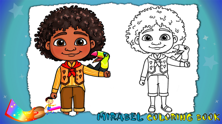 Mirabel Coloring Book游戏截图