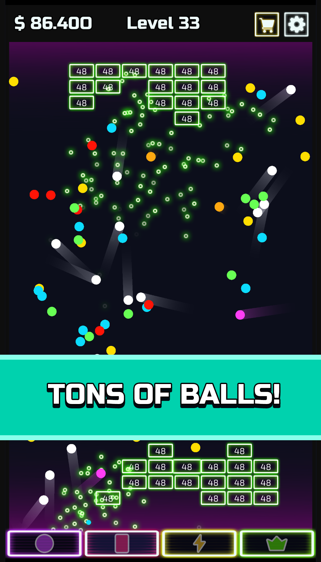 Idle Brick Breaker游戏截图