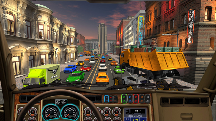 Elevated Dump Truck Loader Sim游戏截图