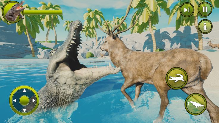 Wild Crocodile Animal Attack游戏截图
