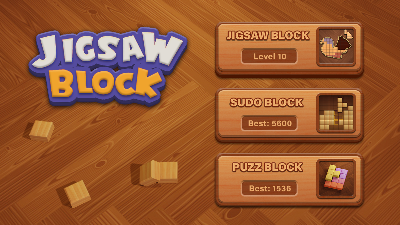 Jigsaw Wood Block Puzzle游戏截图