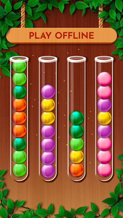 Woody Sort: Ball Sort Puzzle游戏截图