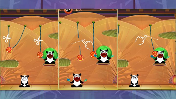 Feed the Panda: Rope Puzzle游戏截图