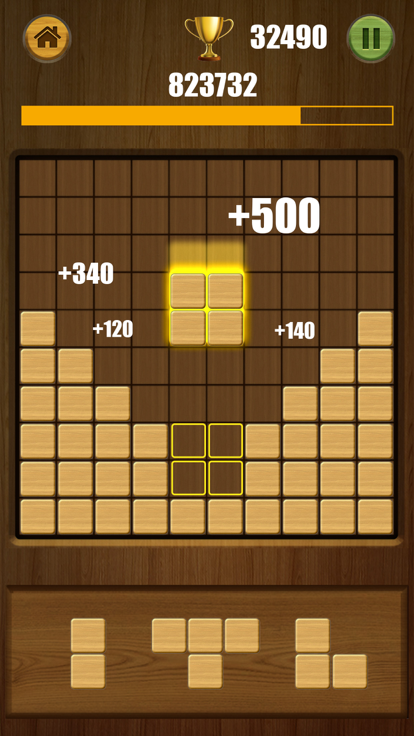 Wood Block Puzzle Classic 2023游戏截图