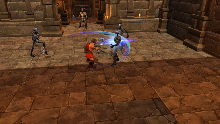 Red Warrior: Dungeon Castle 3D游戏截图