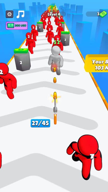 Flame Gun Run游戏截图