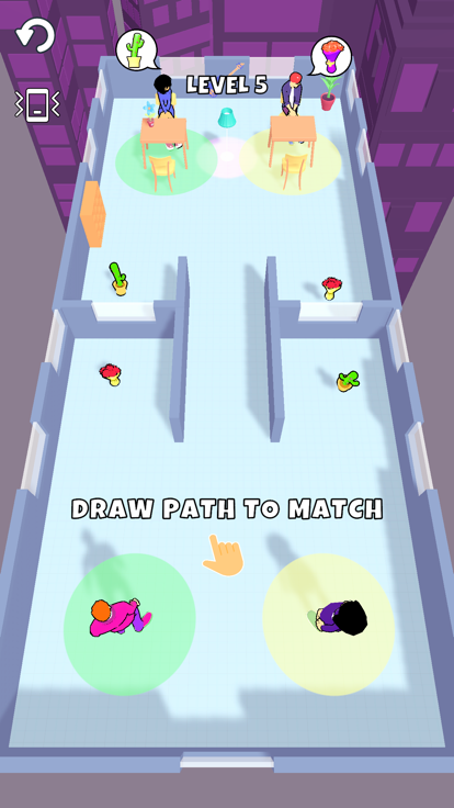 Couple Match 3D游戏截图