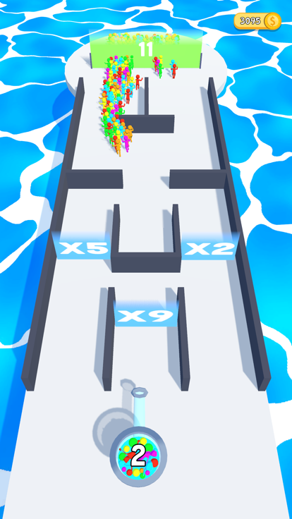 Crowd Maze 3D!游戏截图