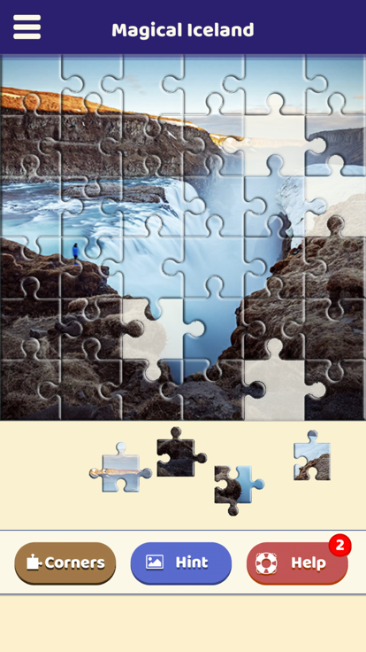 Magical Iceland Puzzle游戏截图