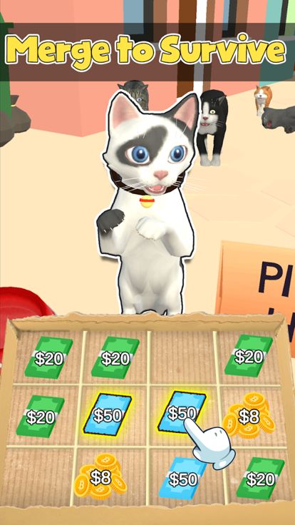 Cat Life: Merge Money游戏截图