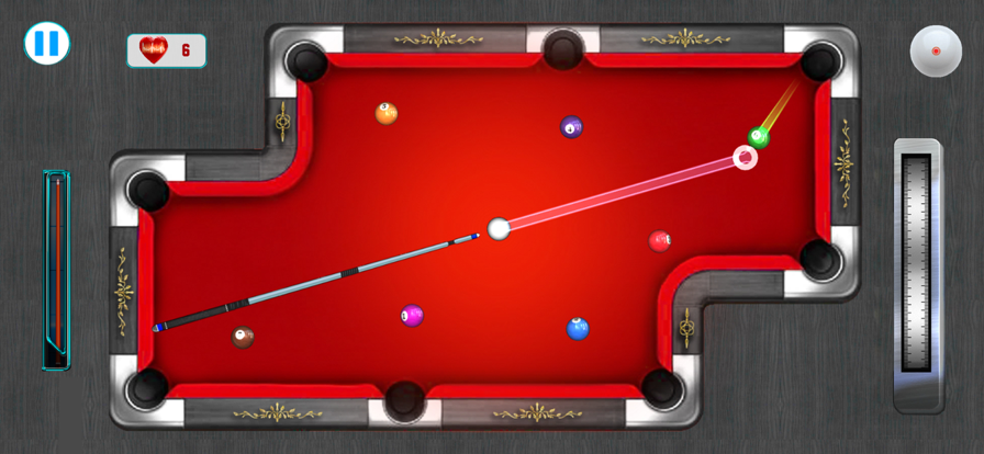 台球 斯诺克 8 球池游戏截图