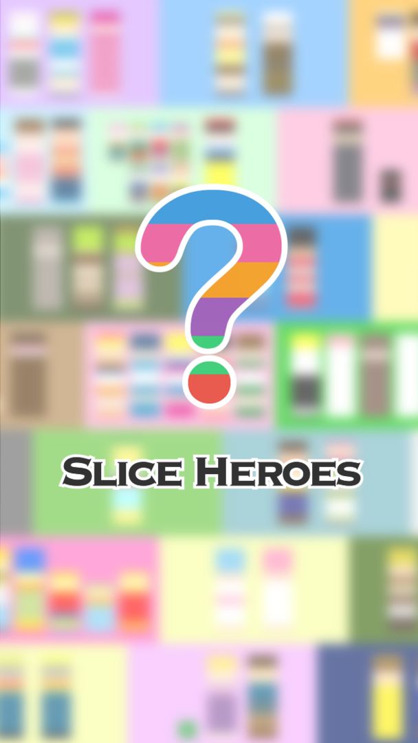 Screenshot of Slice HEROES!!-色を推理し謎を解けアニメクイズ