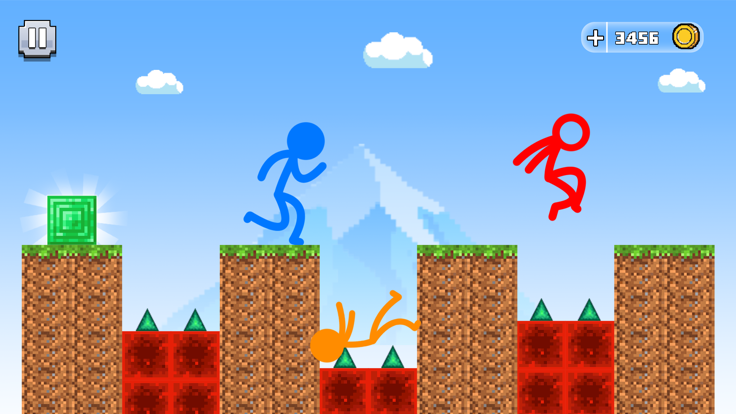 Stickman Parkour Race & Jump游戏截图