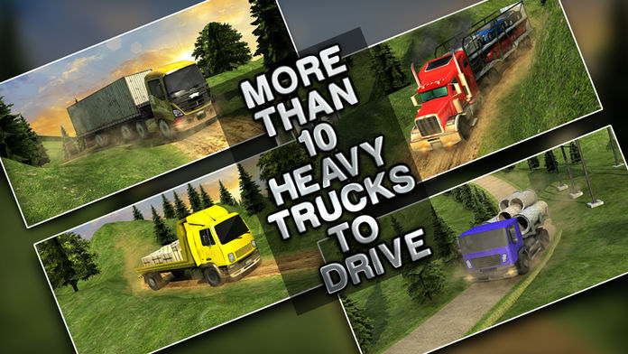 大卡车停车疯狂2017年：真正的越野驾驶 Truck Parking Adventures Game游戏截图