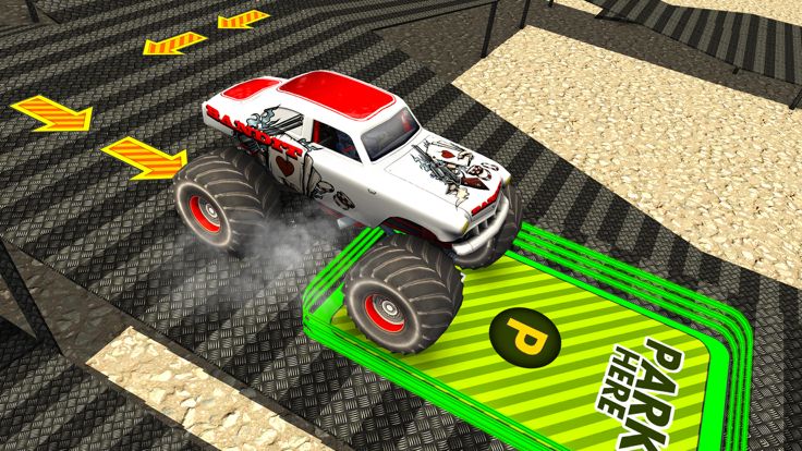City Climb Monster Truck Hard Parking Simulator 3D游戏截图