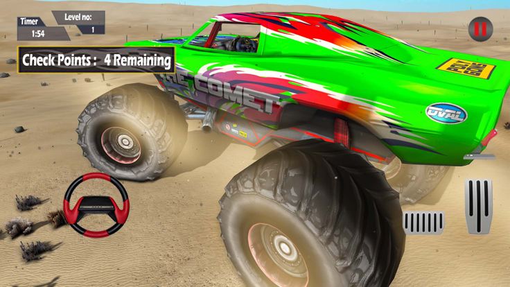 Monster Truck Stunts Game游戏截图