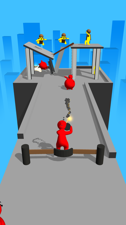 Human Slingshot 3D!游戏截图