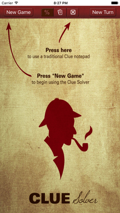 Clue Solver - for Clue or Cluedo board games游戏截图