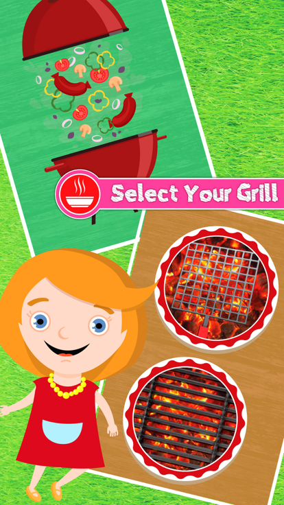 烧烤烧烤热 - 疯狂的冬季派对的后院游戏截图