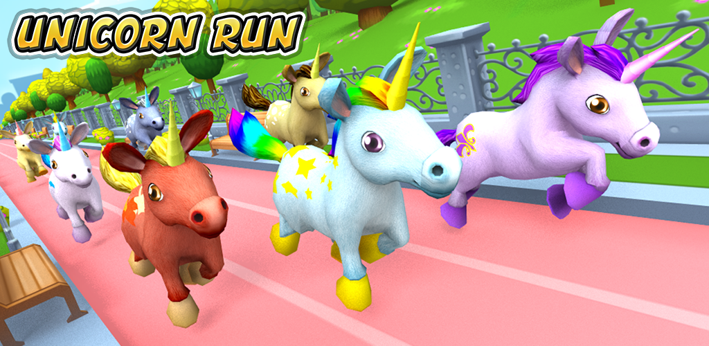 Unicorn Runner 3D - Horse Run Girls Game游戏截图