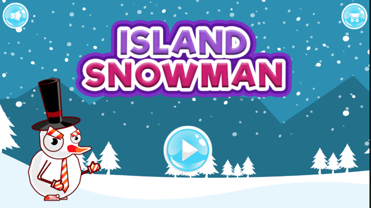 Island Snowman Runner游戏截图