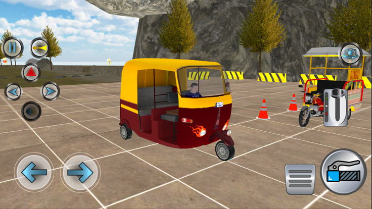 Auto Rickshaw Driving 3D Sim游戏截图