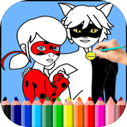 Miraculous Princess Ladybug:Coloring Book For Kids