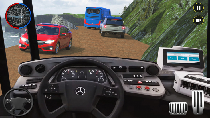 越野真正的巴士驾驶游戏：终极美国教练游戏截图