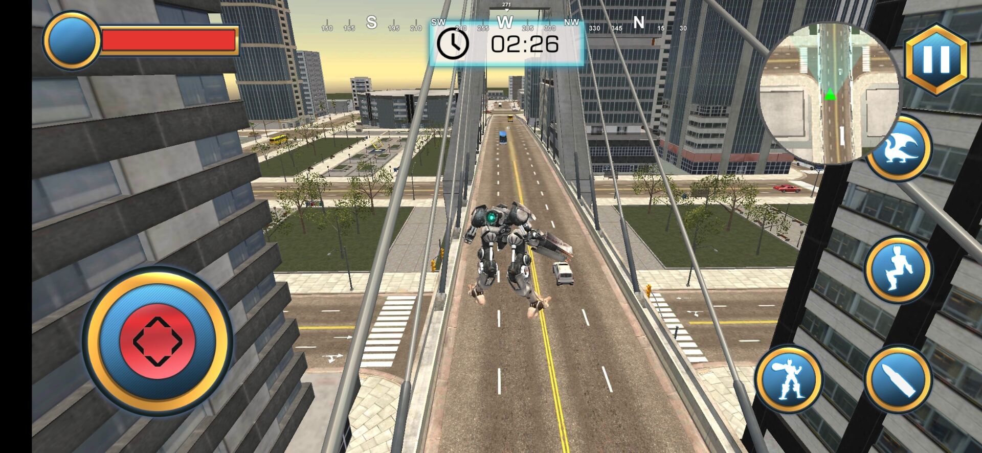 模拟飞行机甲游戏截图