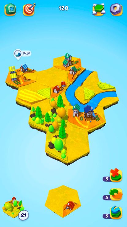 Hexotopia - building city游戏截图