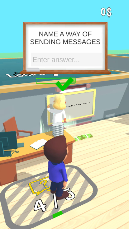 Trivia School 3D游戏截图