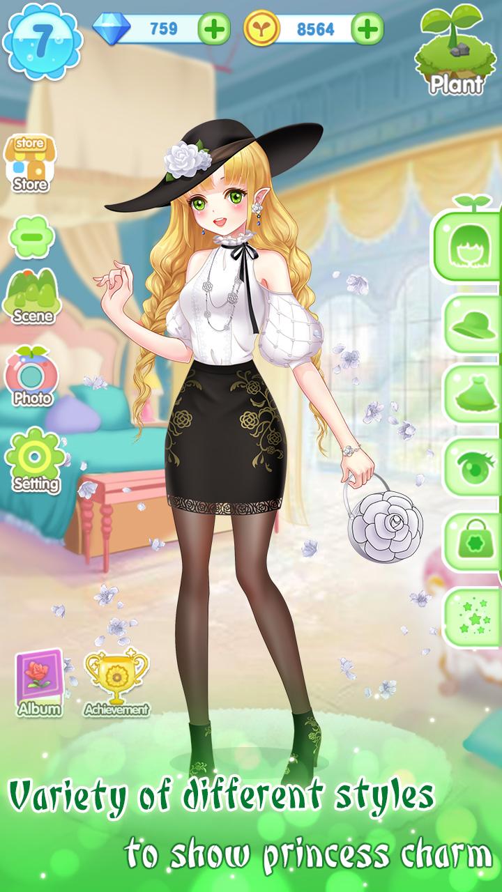 Dressup - Flower Princess Fairytale 